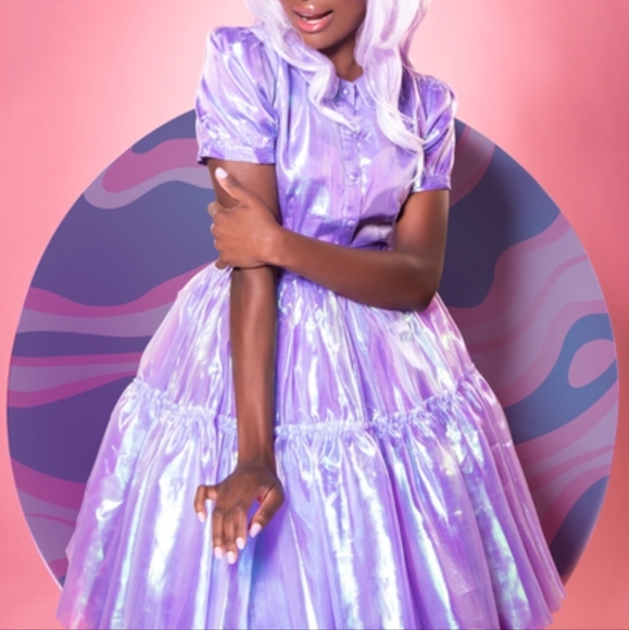 🧁B2G1🧁 Sarsparilly Violet Supernova Blouse - Picture 2 of 11